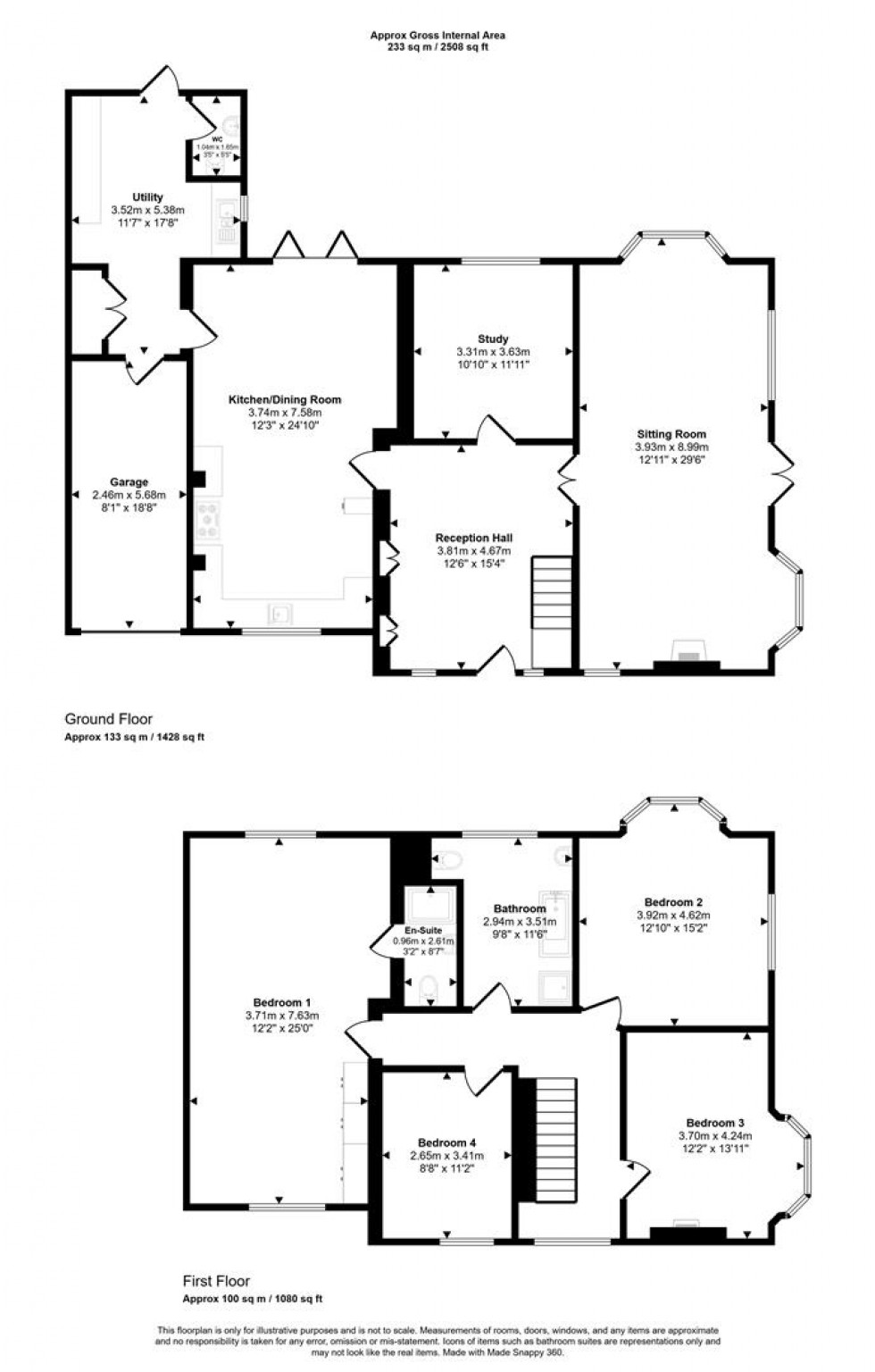 Floorplan for Park Grove, Stalbridge