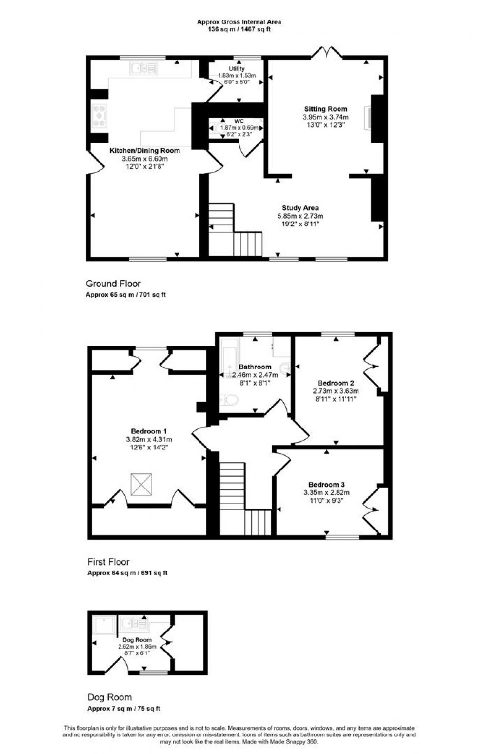 Floorplan for Westminster Buildings, Todber