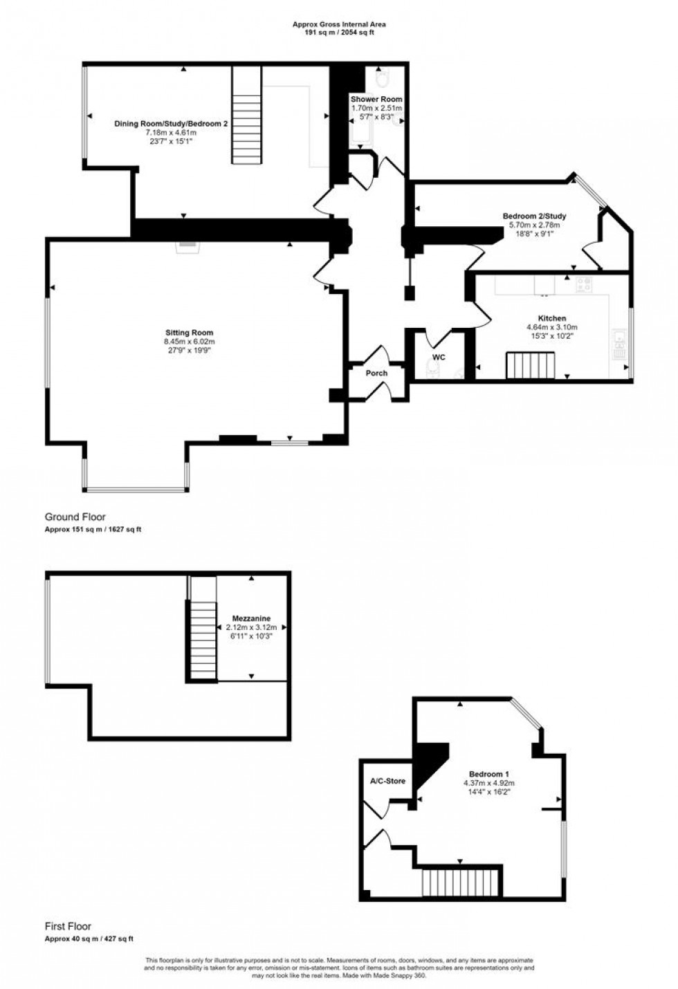 Floorplan for Tincleton