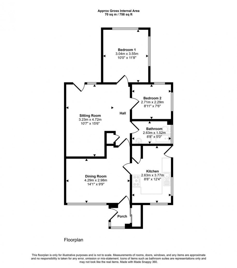 Floorplan for Kentisworth Road, Marnhull