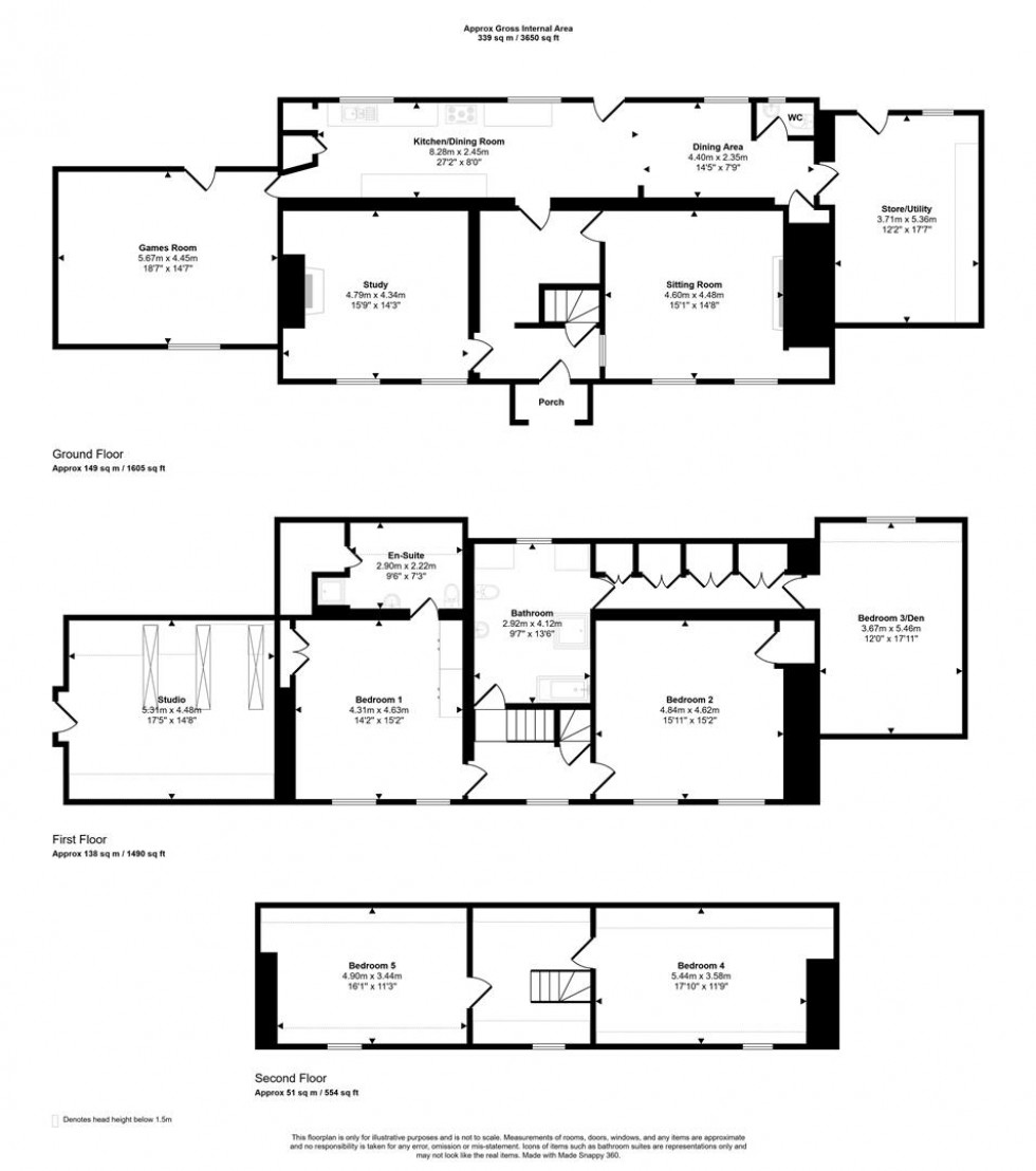 Floorplan for Holwell