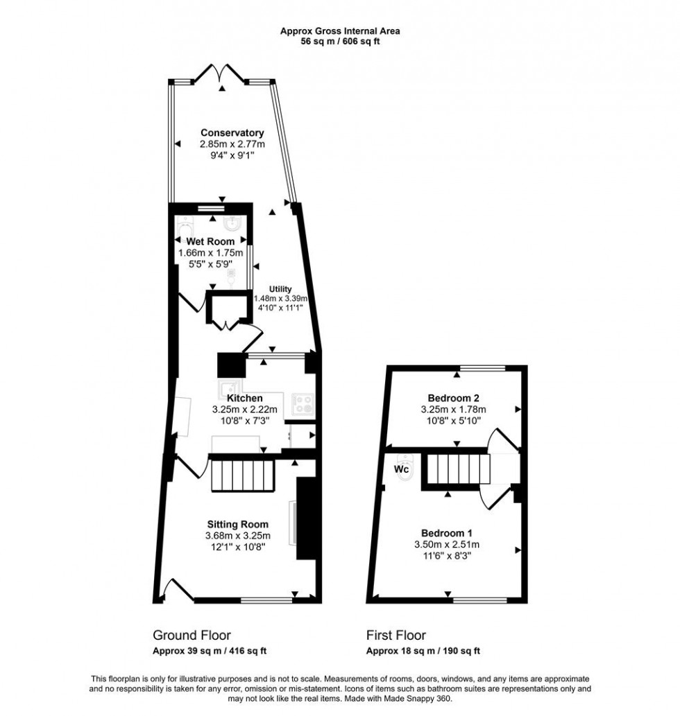 Floorplan for Lanchards, Shillingstone