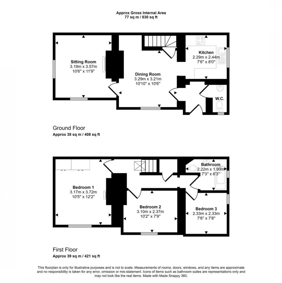 Floorplan for Station Road, Templecombe