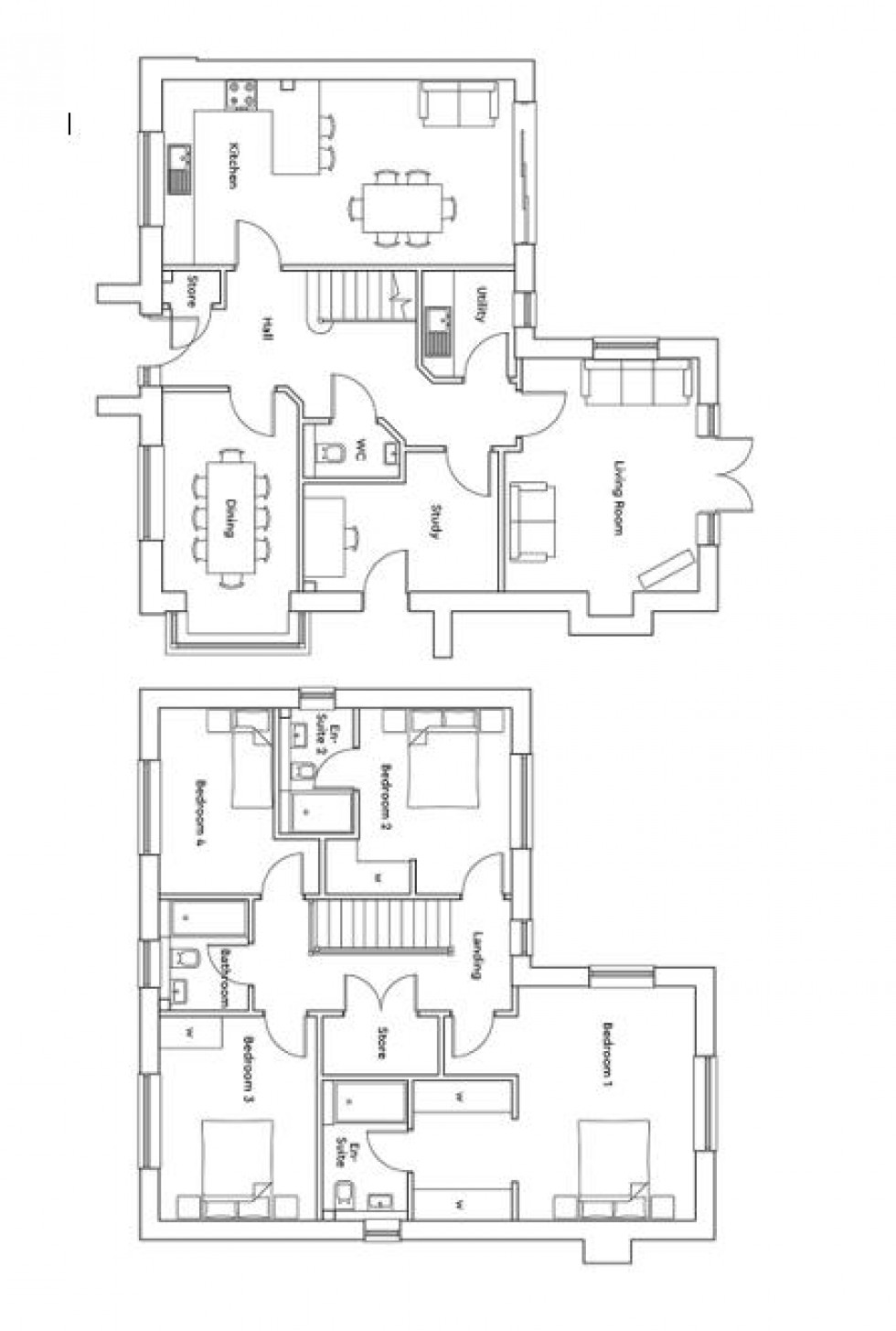 Floorplan for Shillingstone Lane, Okeford Fitzpaine, Blandford Forum