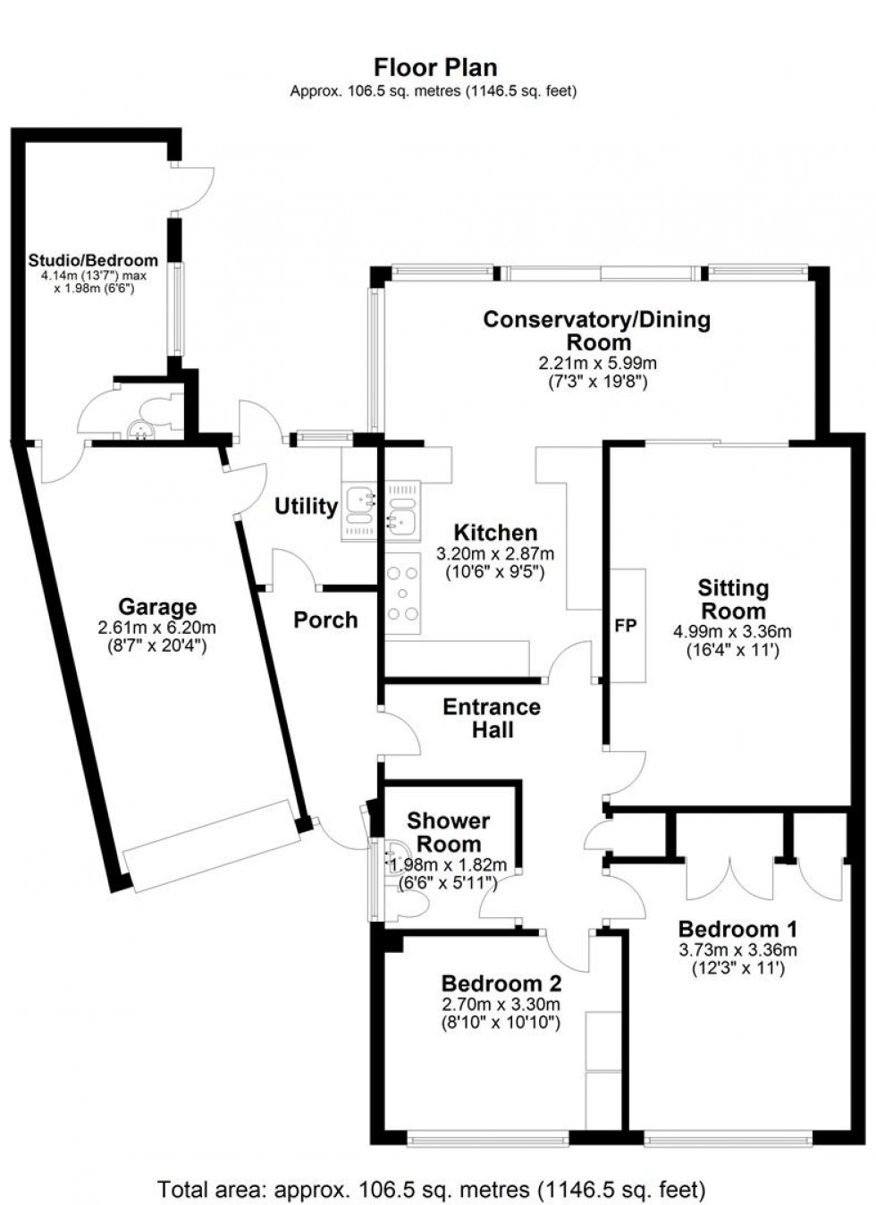 Floorplan for New Road, Stalbridge, Sturminster Newton