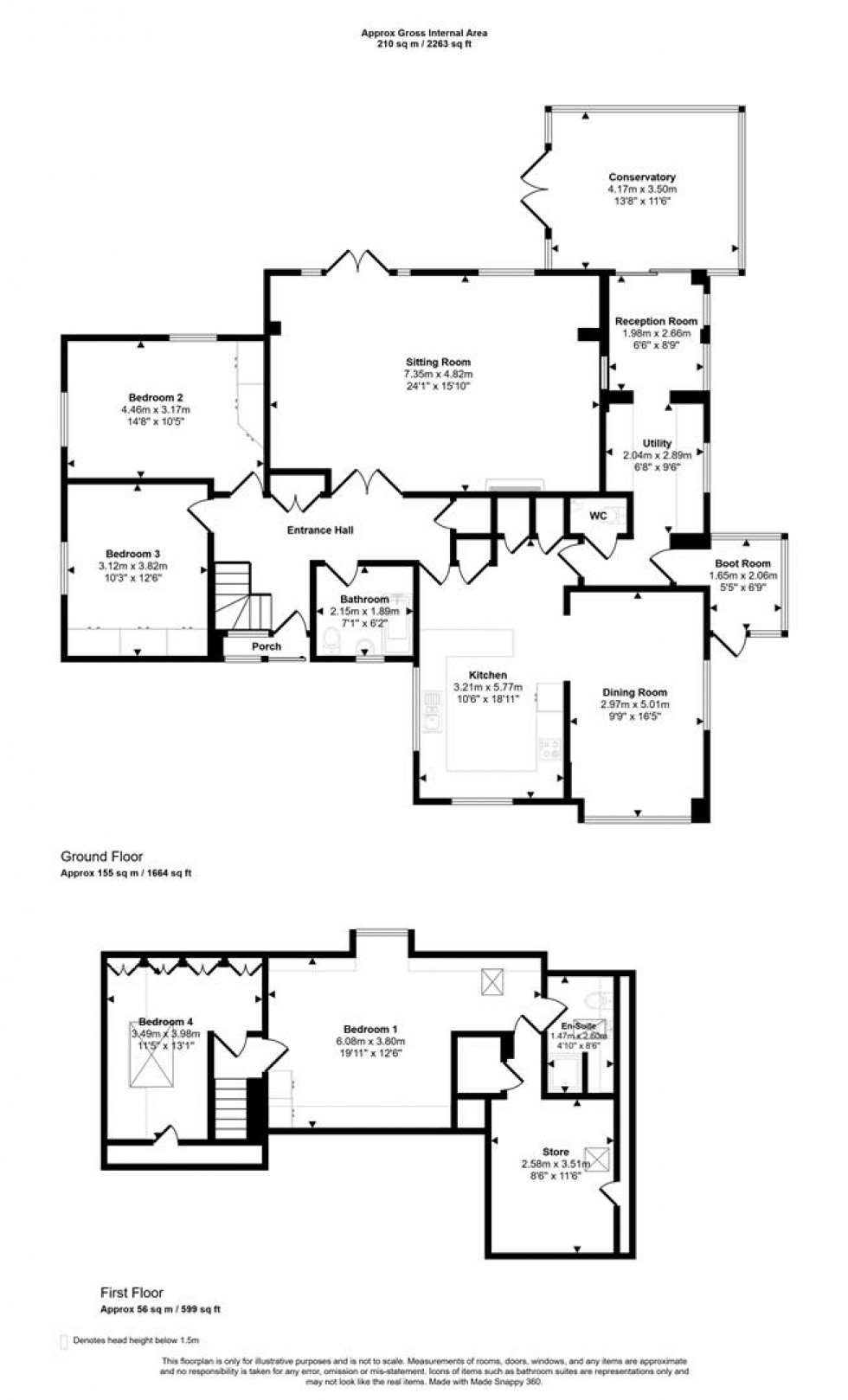 Floorplan for Barrow Hill, Stalbridge