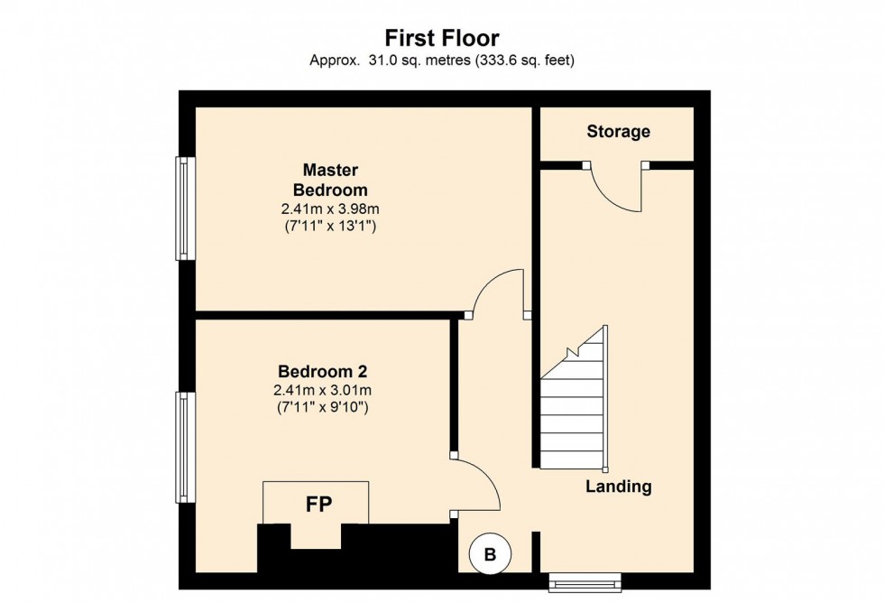 Floorplan for Salisbury Street, Marnhull, Sturminster Newton