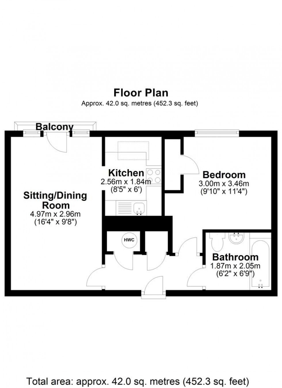 Floorplan for Barnaby Mead, Gillingham