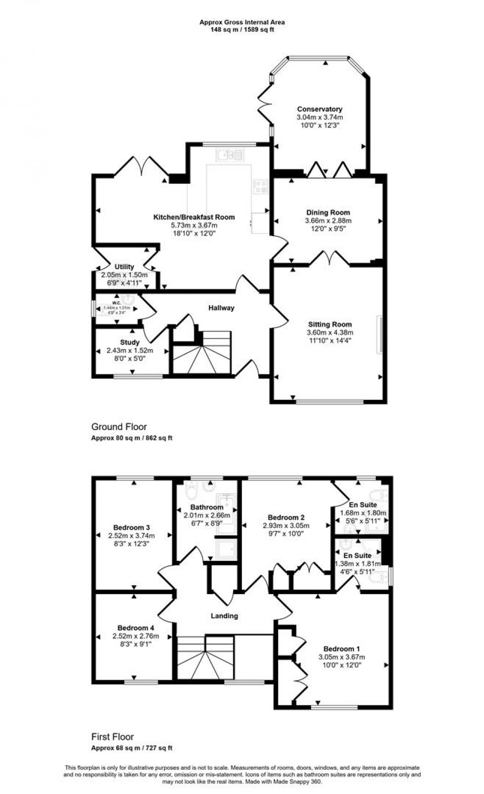 Floorplan for Weatherbury Road, Gillingham