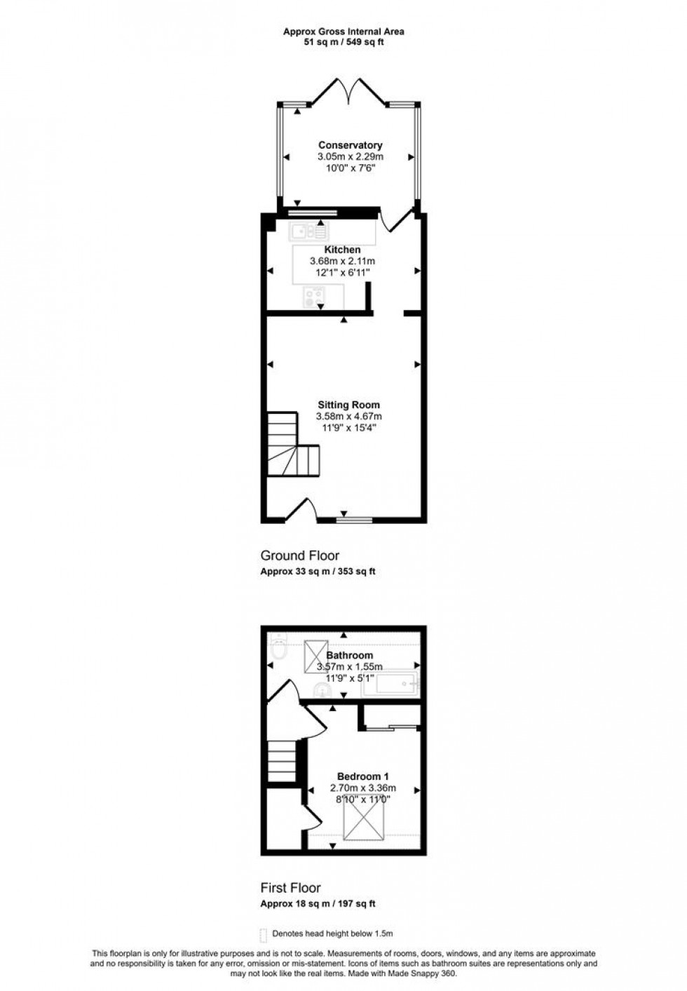 Floorplan for Honeyfields, Gillingham