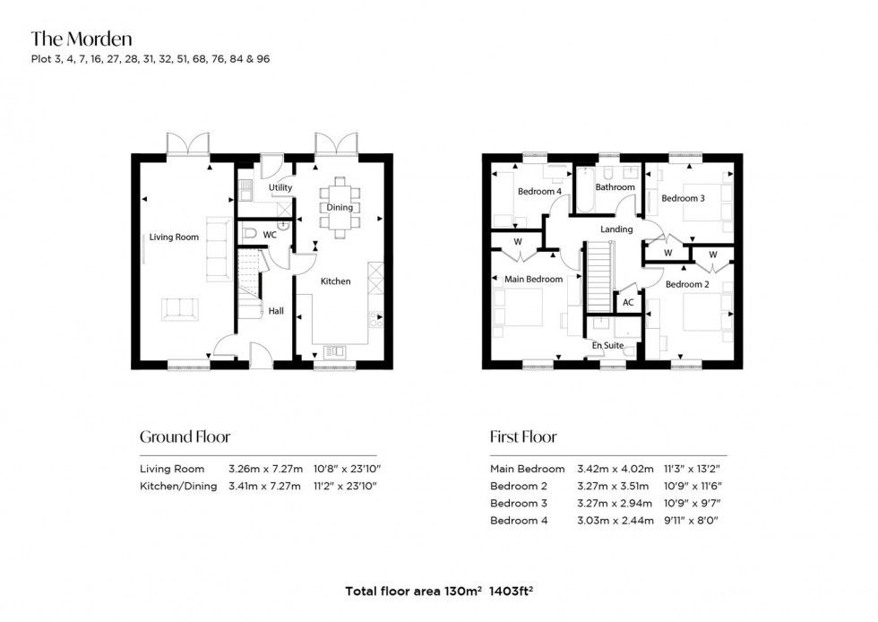 Floorplan for Fiddleford Ridge, Sturminster Newton