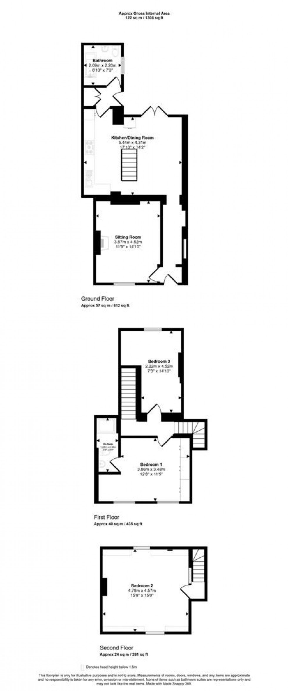 Floorplan for Gold Street, Stalbridge