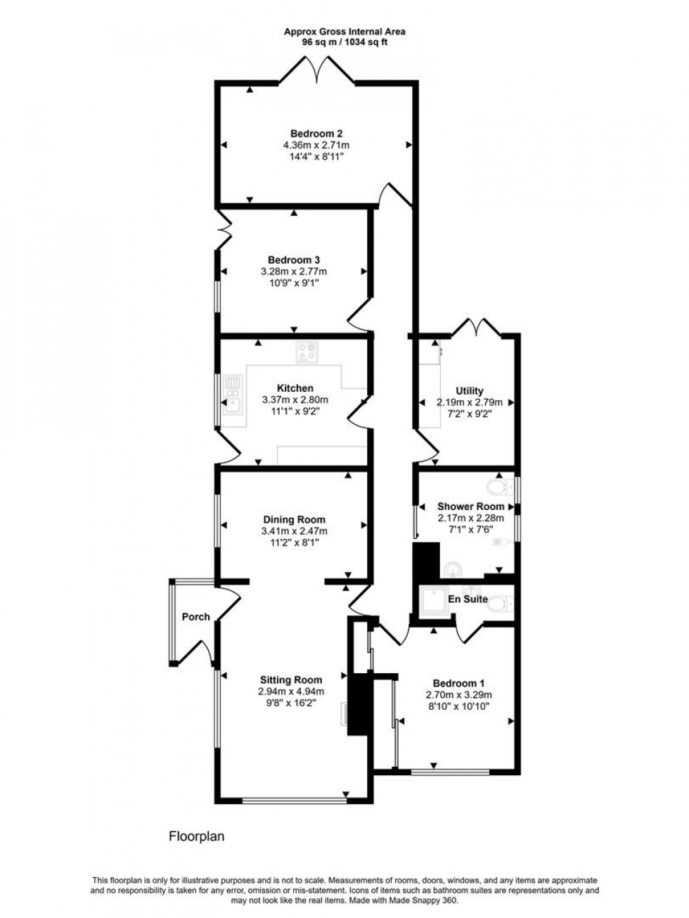 Floorplan for Glyn Place, East Melbury, Shaftesbury