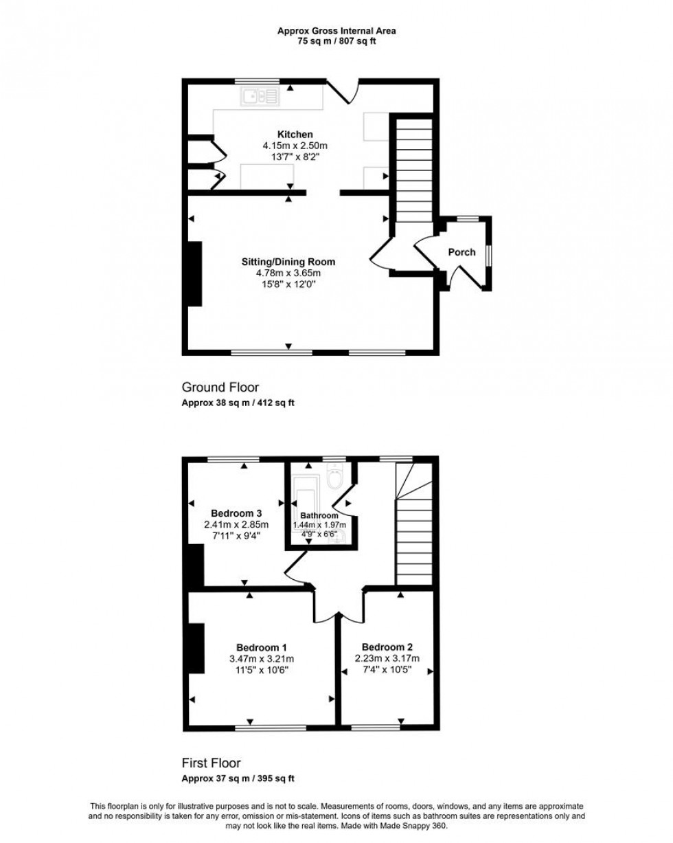 Floorplan for Hillside, Manston